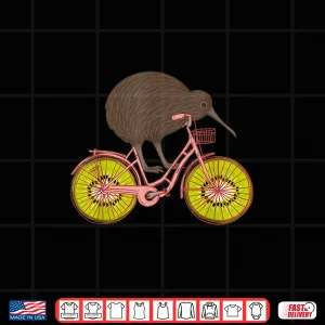 Design Cute Animal Kiwi Cycling New Zealand Shirt