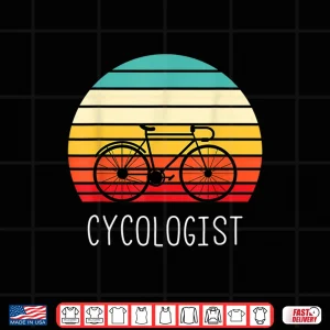 Design Cycologist Funny Vintage Cycling Cyclist Gift Shirt