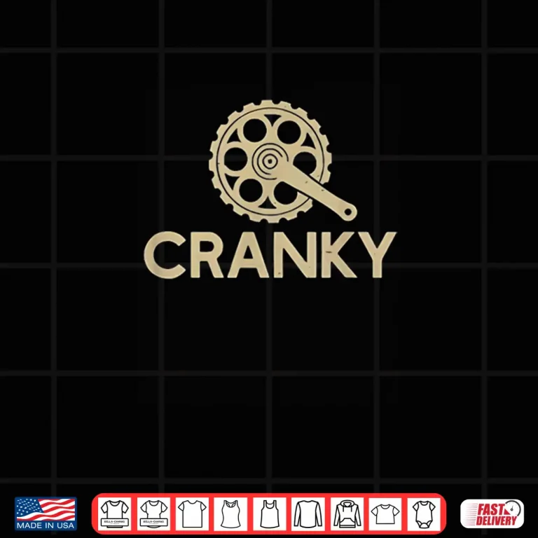 Design Funny Vintage Cranky Bike Bicycle Rider Cycling Lover Shirt