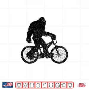 Design Mountain Bike Bigfoot MTB Biking Cycling Funny Biker Gift Shirt