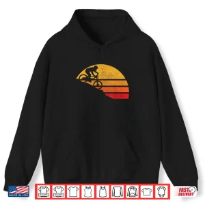 Hoodie Mountain Bike Vintage MTB Downhill Biking Cycling Biker Gift Shirt