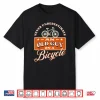 Never Underestimate An Old Man On A Bicycle Witty Cycling Shirt