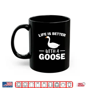 Mug Cute Goose Design Grey White Goose Fan Professional Shirt