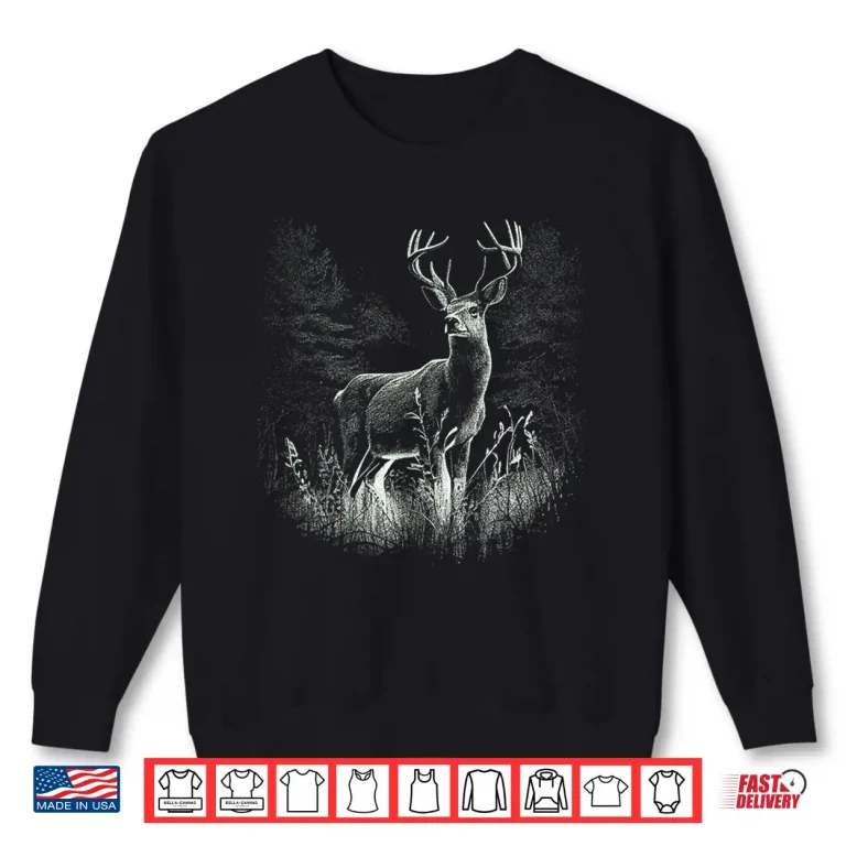 Sweatshirt Deer Forest Nature Lover Deer Hunting Hunter Professional Shirt