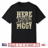 Here Piggy Piggy Boar Hunting Wild Hog Hunter Graphic Shirt