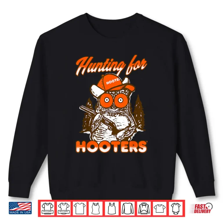 Sweatshirt Hooters Hunting For Hooters Hootie The Owl Retro Graphic Shirt