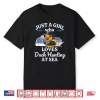 Just A Person Who Loves Duck Hunting At Sea Cruise Shirt