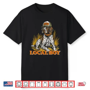 Local Boy Gsp German Shorthaired Pointer Hunting Dog Vintage Shirt