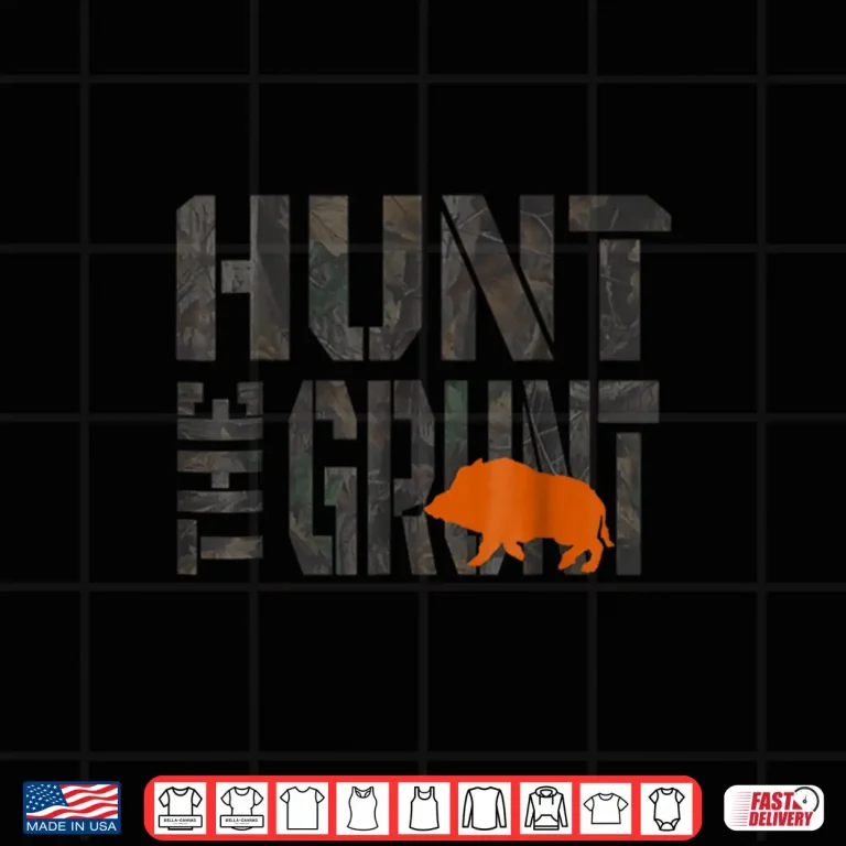 Design Hunting Wild Hog Hunt The Grunt Professional Graphic Shirt