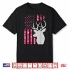 Pink Camo American Flag Camouflage Buck Hunting Graphic Shirt