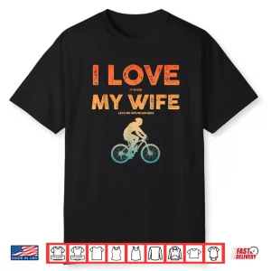 Funny Mountain Bike Art For Men Dad Mtb Mountain Biking Shirt