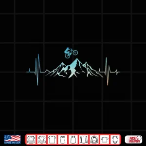 Design Funny Mountain Bike Art For Men Women MTB Mountain Biker Shirt