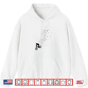 Hoodie Mountain Bike Shirt Downhill MTB Biking Biker Gift Shirt
