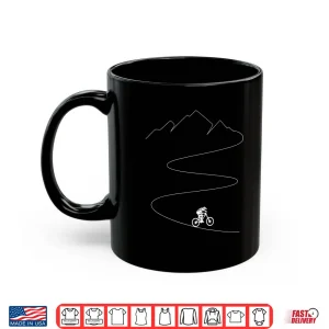 Mug Mountain Biking Cyclist Rider Bicycle Single Track Riding Shirt