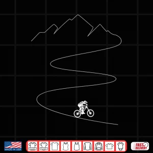 Design Mountain Biking Cyclist Rider Bicycle Single Track Riding Shirt