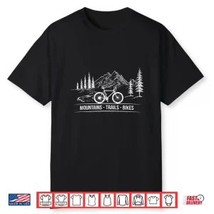 Mountain Trail Bikes Cyclist Bike Rider Bicycle Riding Shirt
