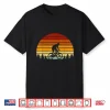 Vintage Sunset Mountain Biking Gift For Mountain Bikers Shirt
