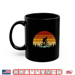 Mug Vintage Sunset Mountain Biking Gift For Mountain Bikers Shirt