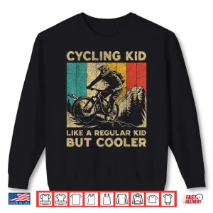 Sweatshirt Cyling Kid Bicycle Riding Cyclist Boys Girls Shirt