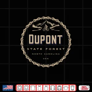 Design Dupont State Forest North Carolina Mountain Bike Biking Shirt