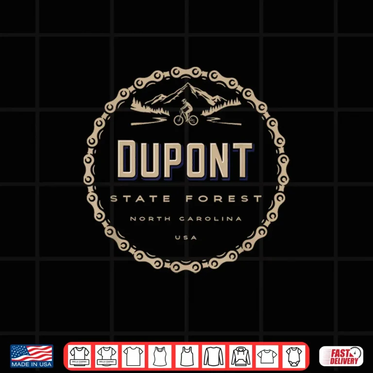 Design Dupont State Forest North Carolina Mountain Bike Biking Shirt