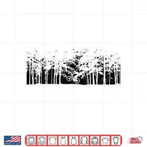 Design Mountain Bike Forest MTB Biking Downhill Mountain Biker Shirt