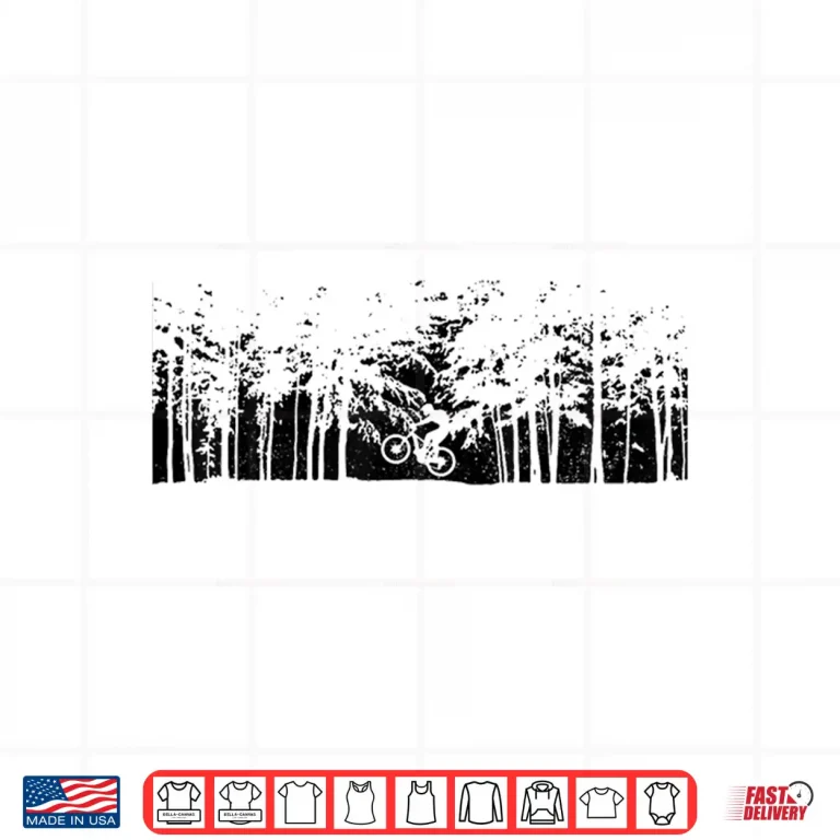Design Mountain Bike Forest MTB Biking Downhill Mountain Biker Shirt