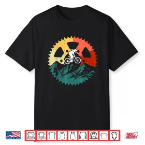 Mountain Biking Art For Men Women Mountainbike Offroad Mtb Shirt