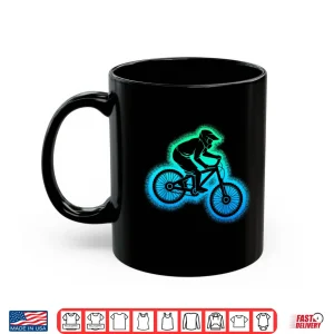 Mug Mountain Bike MTB Downhill Biking Cycling Biker Kids Boys Shirt