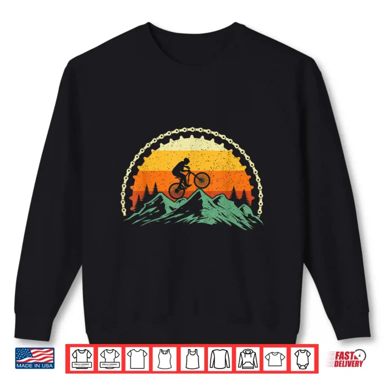 Sweatshirt Mountain Biking Gear Bike Rider MTB Lover Cyclist Downhill Shirt