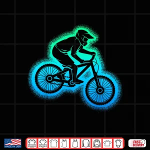 Design Mountain Bike MTB Downhill Biking Cycling Biker Kids Boys Shirt