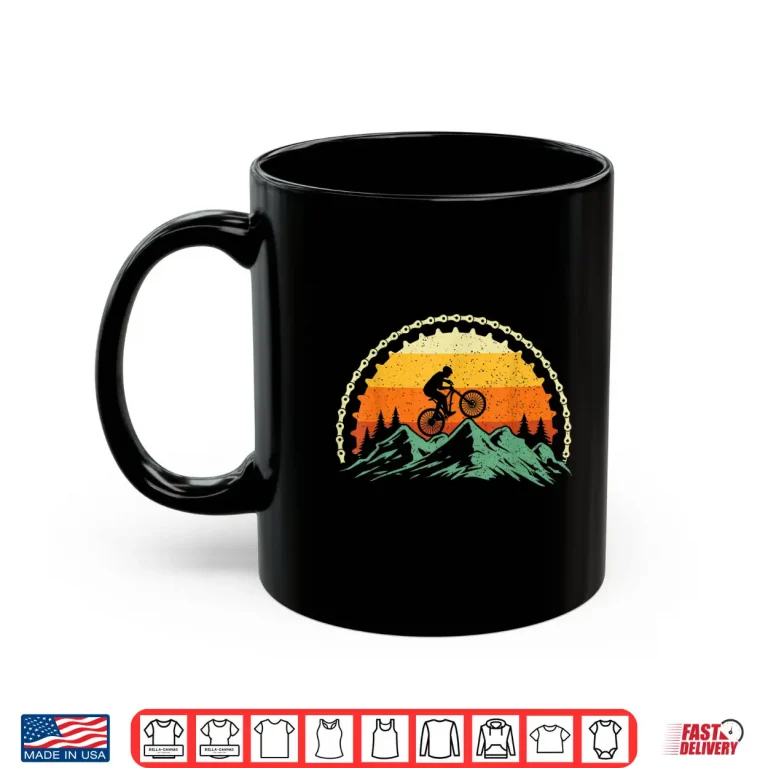 Mug Mountain Biking Gear Bike Rider MTB Lover Cyclist Downhill Shirt