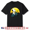 Peanuts Snoopy And Woodstock Retro Mountain Biking Shirt