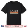 Retro Cycling Heartbeat Bicycle Cyclist Mountain Bike Biking Shirt