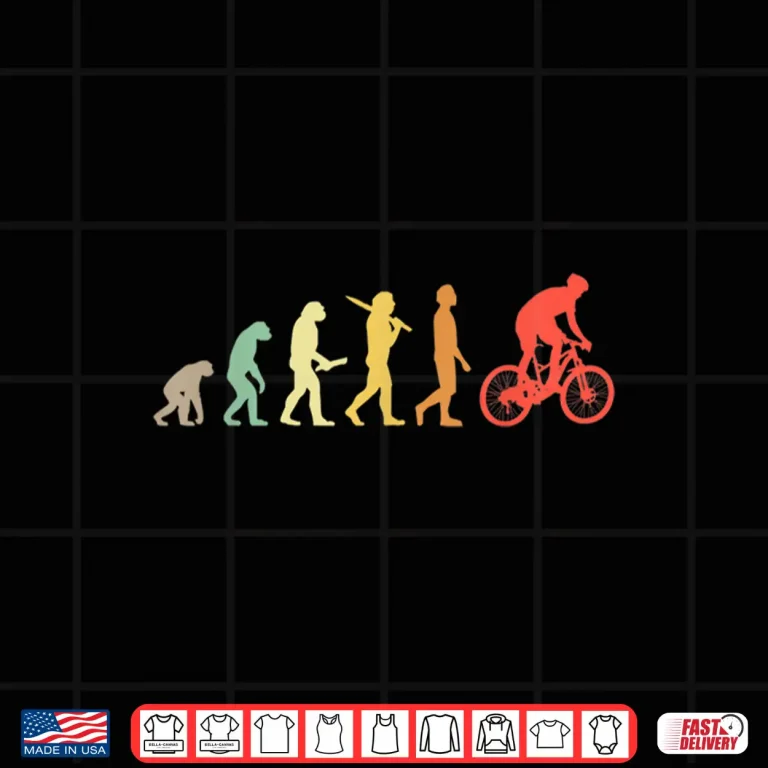 Design Retro Mountain Biking Evolution Gift For Mountain Bikers Shirt