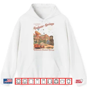 Hoodie Radiator Springs Lightning McQueen Disney Shirt