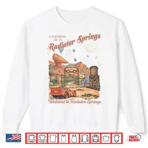 Sweatshirt Radiator Springs Lightning McQueen Disney Shirt