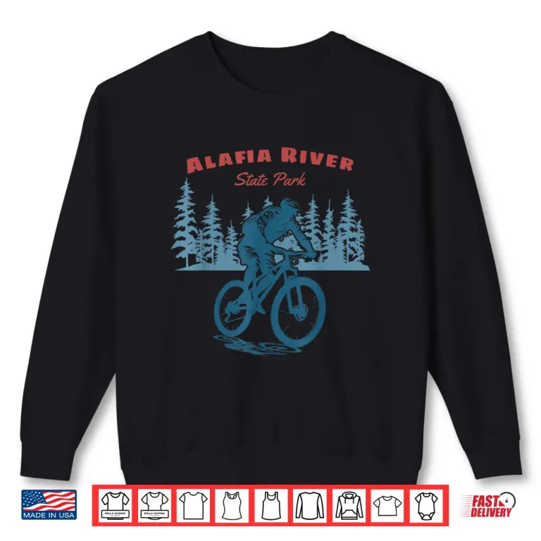 Sweatshirt Alafia River State Park Retro Vintage Mountain Biking Shirt