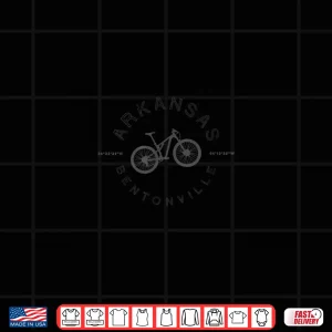 Design Bentonville Arkansas Mountain Biking T Shirt