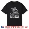 Biking Viking Funny Mountain Biker Pun Shirt