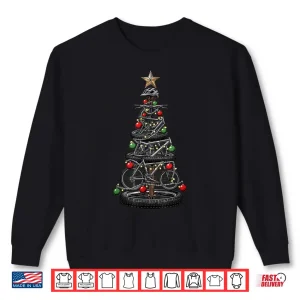 Sweatshirt Christmas MTB Mountain Biking Tree Xmas Funny Men Women Boys Shirt