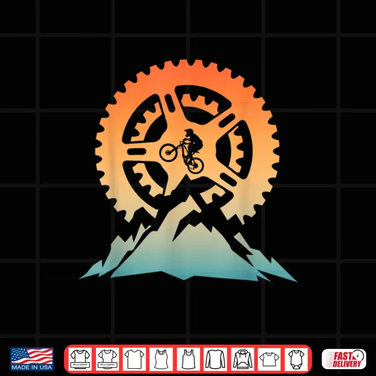 Design Cute Mountain Bike Art For Men Women Offroad Mountain Biking Shirt