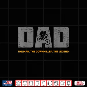 Design Downhill Dad and Downhill mountain biking for Downhill Shirt