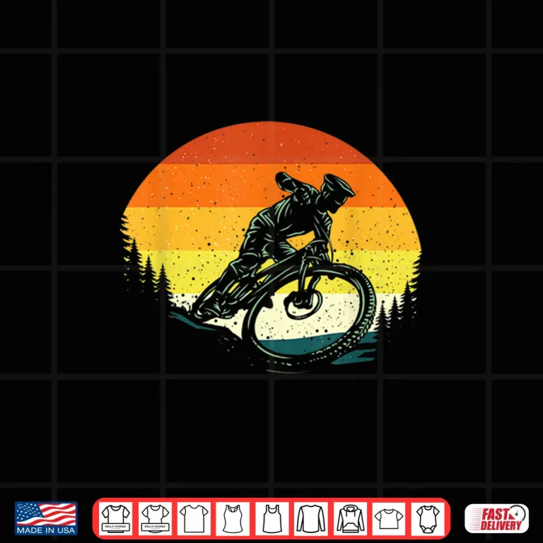 Design Downhill Mountain Biker Bike Lover MTB Mountain Biking Shirt