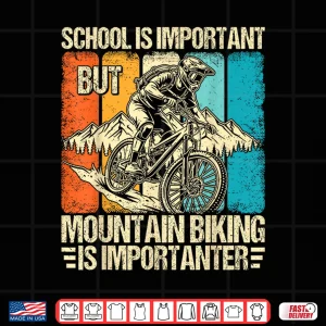 Design Funny Mountain Bike Shirt Men Boys Mountain Biking Biker Shirt