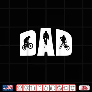Design Mens CYCLING DAD gift for mountain biker road bike BMX biking fan Shirt
