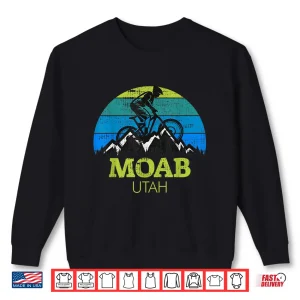 Sweatshirt Moab Utah Mountain Biking MTB Vintage Souvenir Shirt