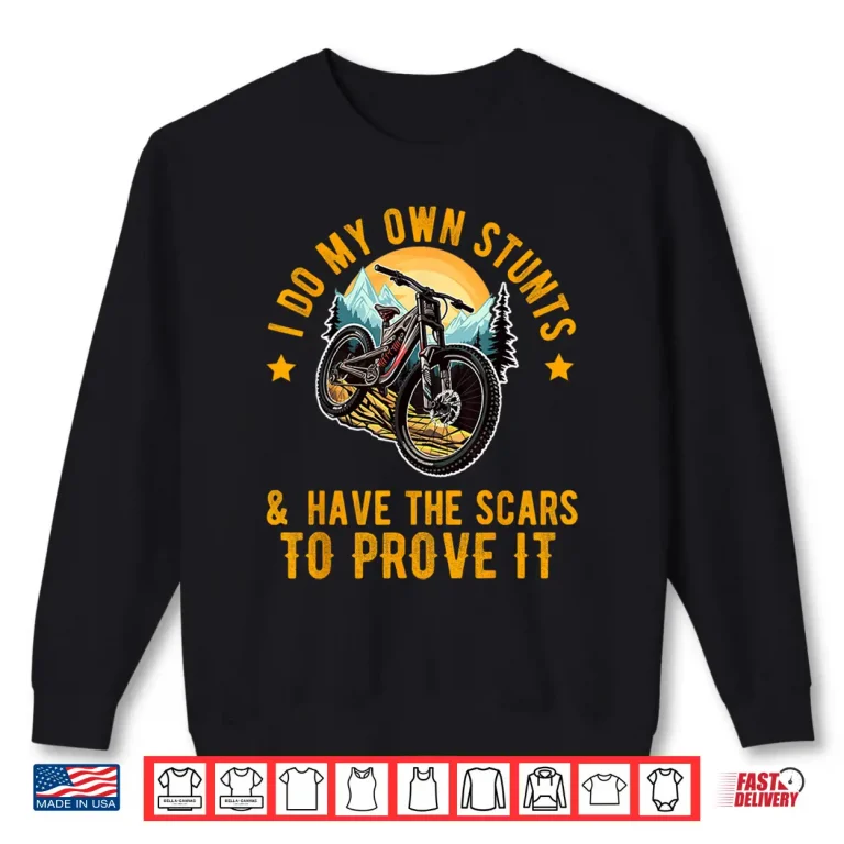 Sweatshirt Mountain Bike For Mens Boys Womens Funny MTB Biking Lover Shirt