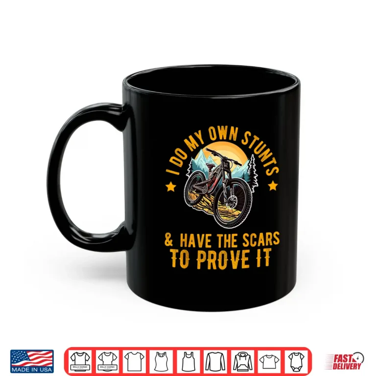 Mug Mountain Bike For Mens Boys Womens Funny MTB Biking Lover Shirt