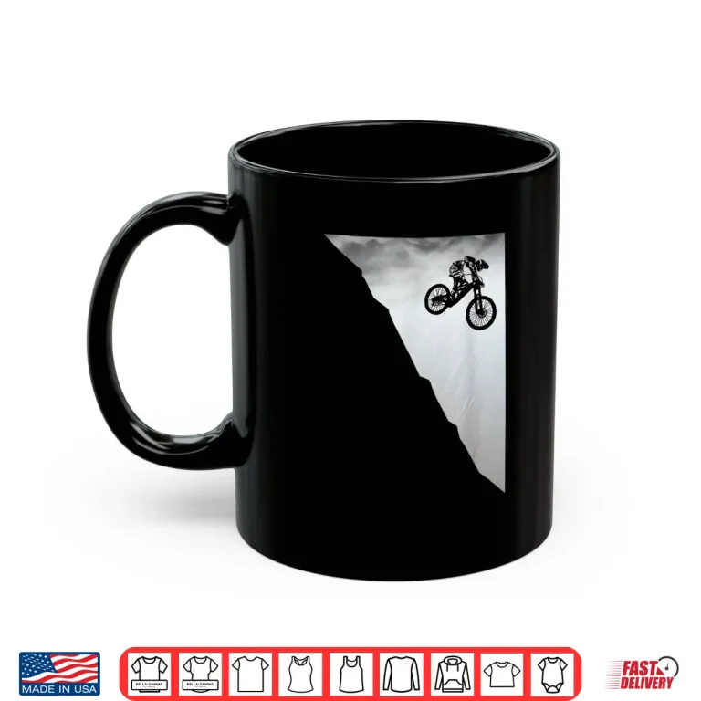 Mug Mountain Bike Downhill MTB Biking Vintage Biker Gift Men Shirt